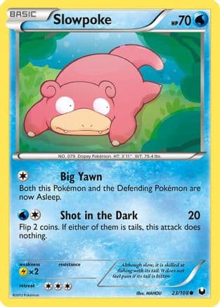 Slowpoke 023 - Reverse Holofoil Dark Explorers - Common