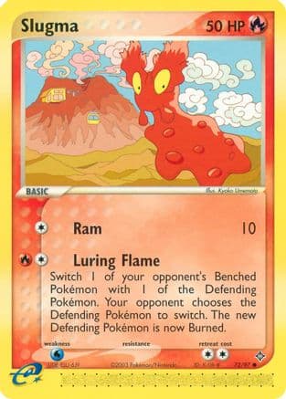 Slugma 072/97 - Dragon Reverse Holofoil