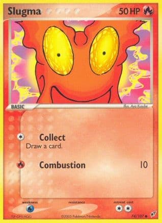 Slugma 074/107 - Deoxys Reverse Holofoil