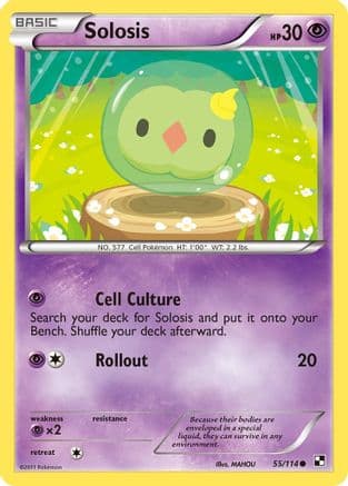 Solosis 055/114 - Black and White Reverse Holofoil
