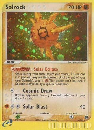 Solrock - Holofoil Sandstorm - Holo Rare