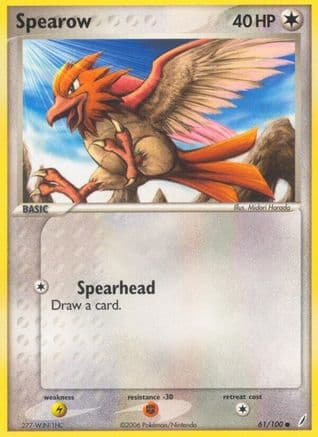 Spearow 061/100 - Crystal Guardians Reverse Holofoil