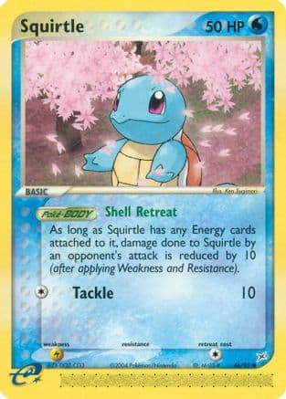 Squirtle 46/95 - Team Magma vs Team Aqua Reverse Holofoil