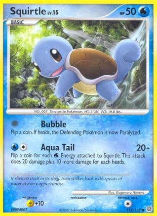 Squirtle 112 Secret Wonders - Common