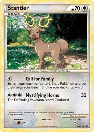 Stantler 64/95 - Unleashed Reverse Holofoil