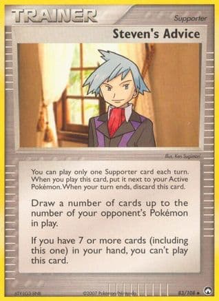 Steven's Advice 083/108 - Power Keepers Reverse Holofoil