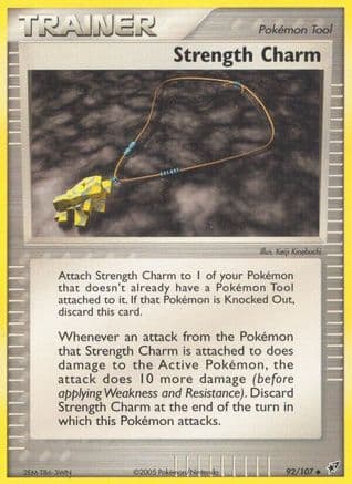 Strength Charm 92/107 - Deoxys Reverse Holofoil