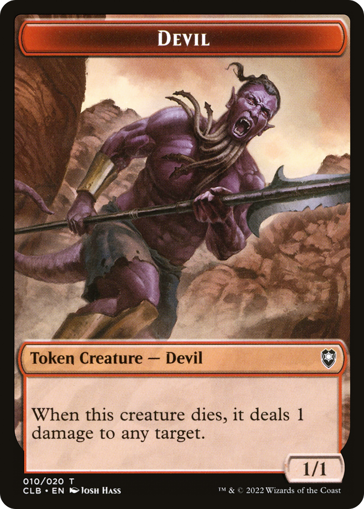 Devil (TCLB-010) - Battle for Baldur's Gate Tokens
