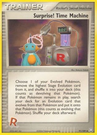 Surprise! Time Machine 091/109 - Team Rocket Returns Reverse Holofoil