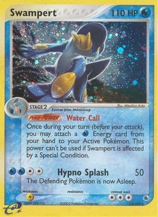 Swampert 13/109 - Ruby and Sapphire Reverse Holofoil