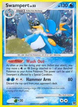 Swampert 9/106 - Great Encounters Reverse Holofoil