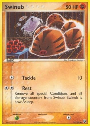 Swinub 079/109 - Team Rocket Returns Reverse Holofoil