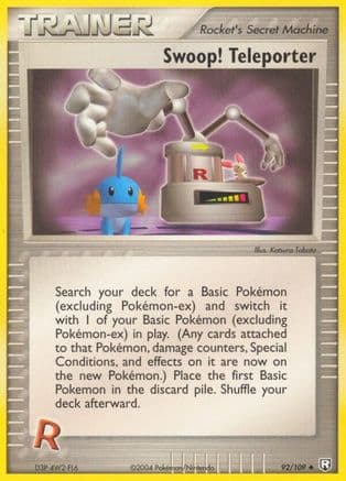 Swoop! Teleporter - Reverse Holofoil Team Rocket Returns - Uncommon