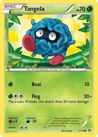 Tangela 1/113 - Legendary Treasures Reverse Holofoil