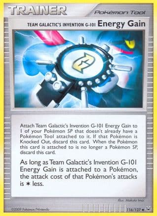 Team Galactic's Invention GEnergy Gain 116/127 - Platinum Reverse Holofoil