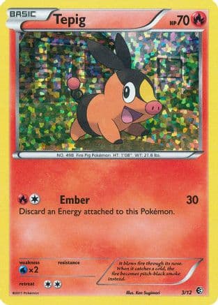 Tepig - 3/12/12 - Holofoil McDonalds Promos 2011 - Promo