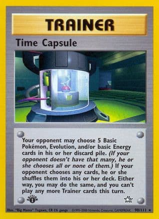 Time Capsule 090/111 - Neo Genesis 1st Edition