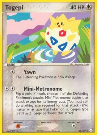 Togepi 050/109 - Team Rocket Returns Reverse Holofoil