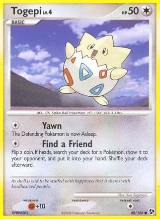 Togepi 088/106 - Great Encounters Reverse Holofoil