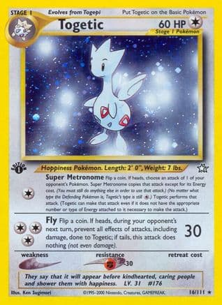 Togetic 016 Neo Genesis - Holo Rare