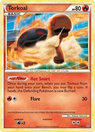 Torkoal 25/95 - Unleashed Reverse Holofoil