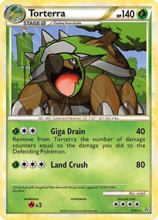 Torterra 10/95 - Unleashed Holofoil