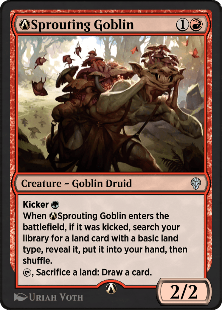 A-Sprouting Goblin (DMU-A-145) - Dominaria United