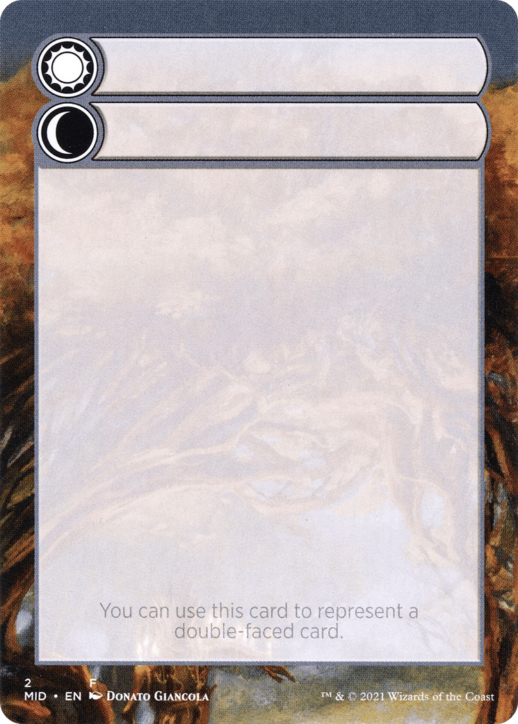 Double-Faced Substitute Card (SMID-002) - Innistrad: Midnight Hunt Substitute Cards (Borderless)