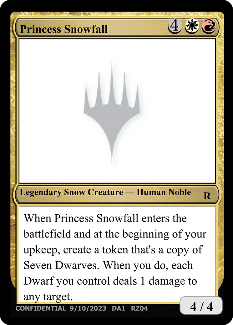 Princess Snowfall (DA1-RZ04E) - Unknown Event