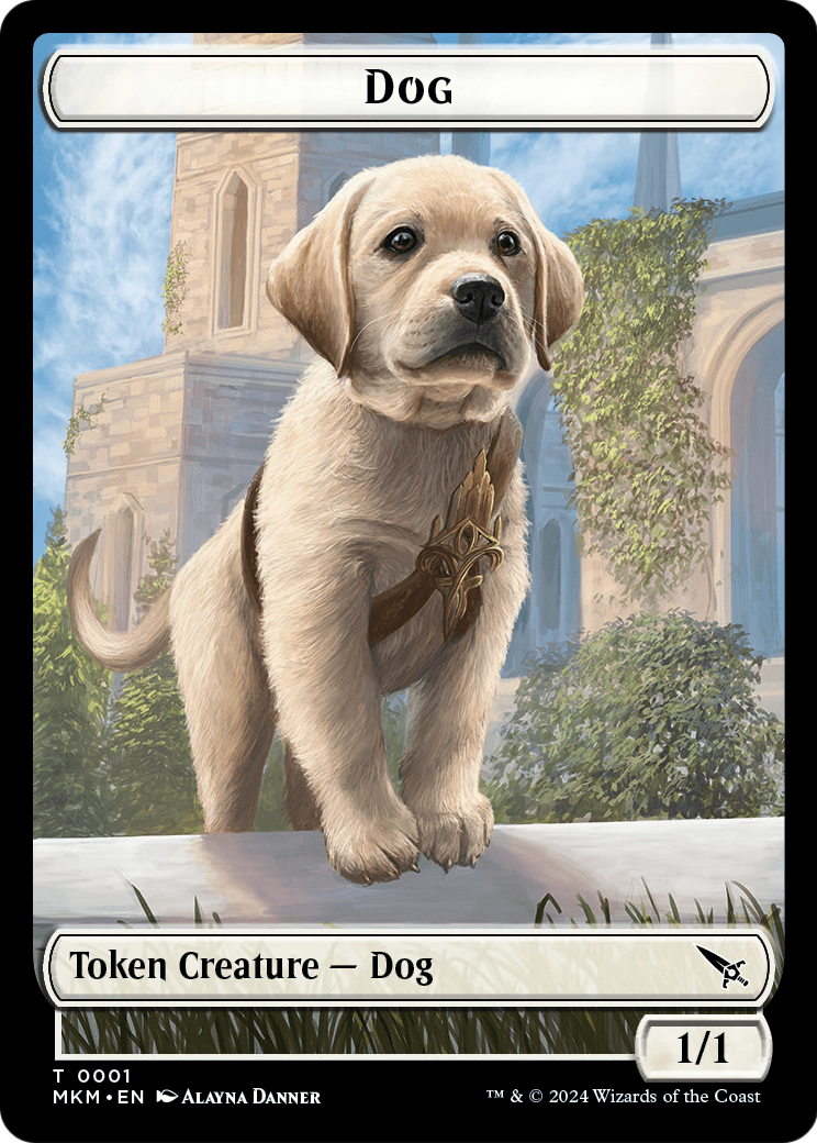 Dog (TMKM-001) - Murders at Karlov Manor Tokens Foil