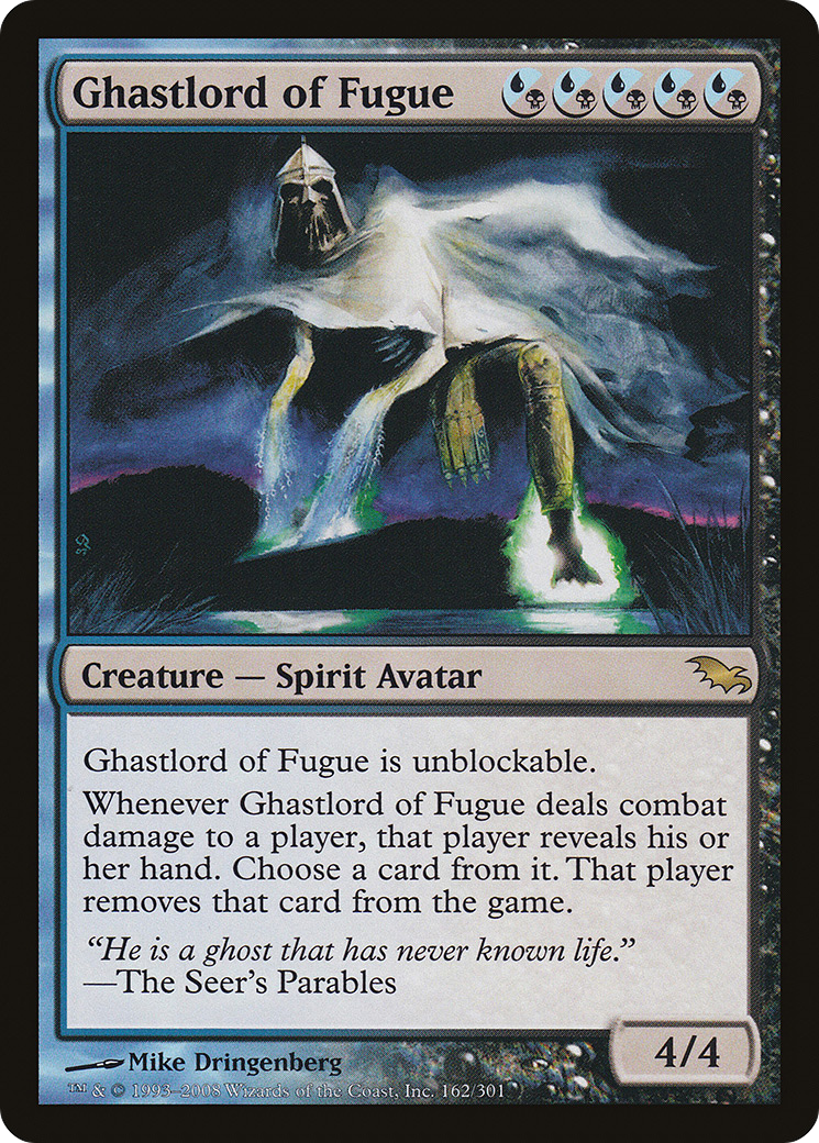 Ghastlord of Fugue (SHM-162) - Shadowmoor Foil
