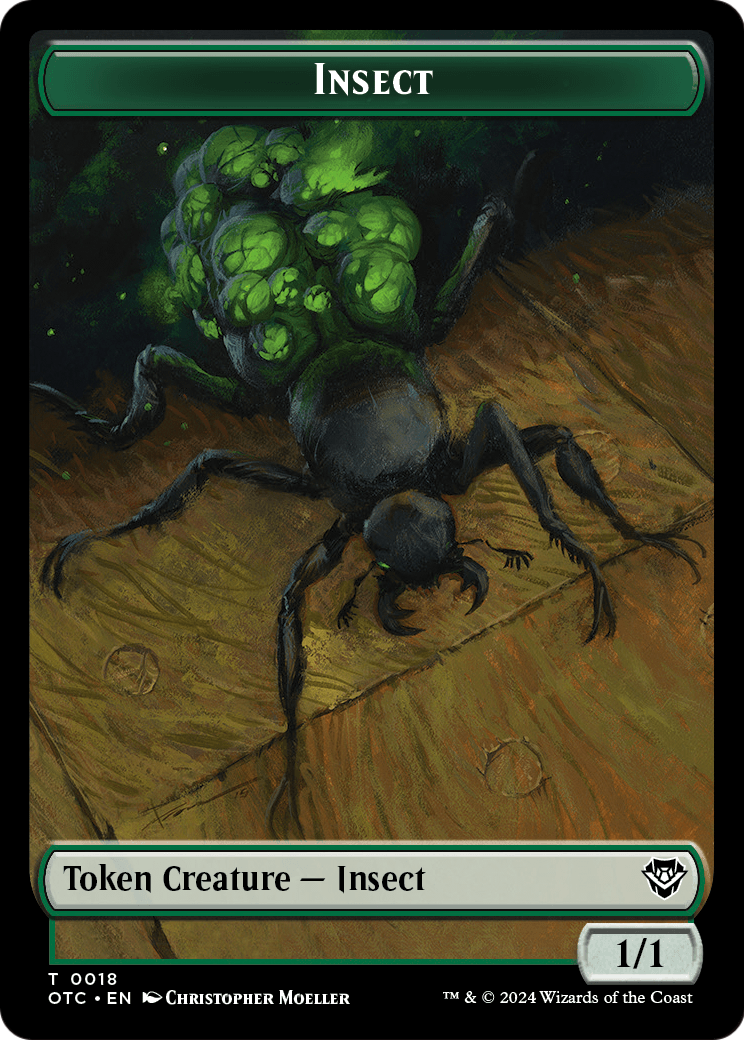 Insect (TOTC-018) - Outlaws of Thunder Junction Commander Tokens