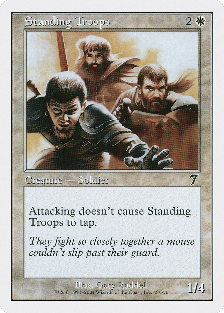 Standing Troops (7ED-048) - Seventh Edition