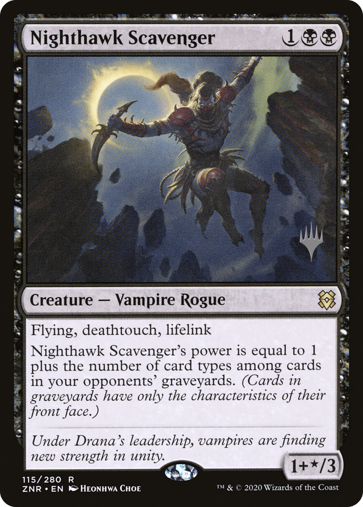 Nighthawk Scavenger (PZNR-115P) - Zendikar Rising Promos