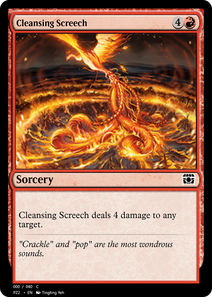 Cleansing Screech (PZ2-70865) - Treasure Chest Foil