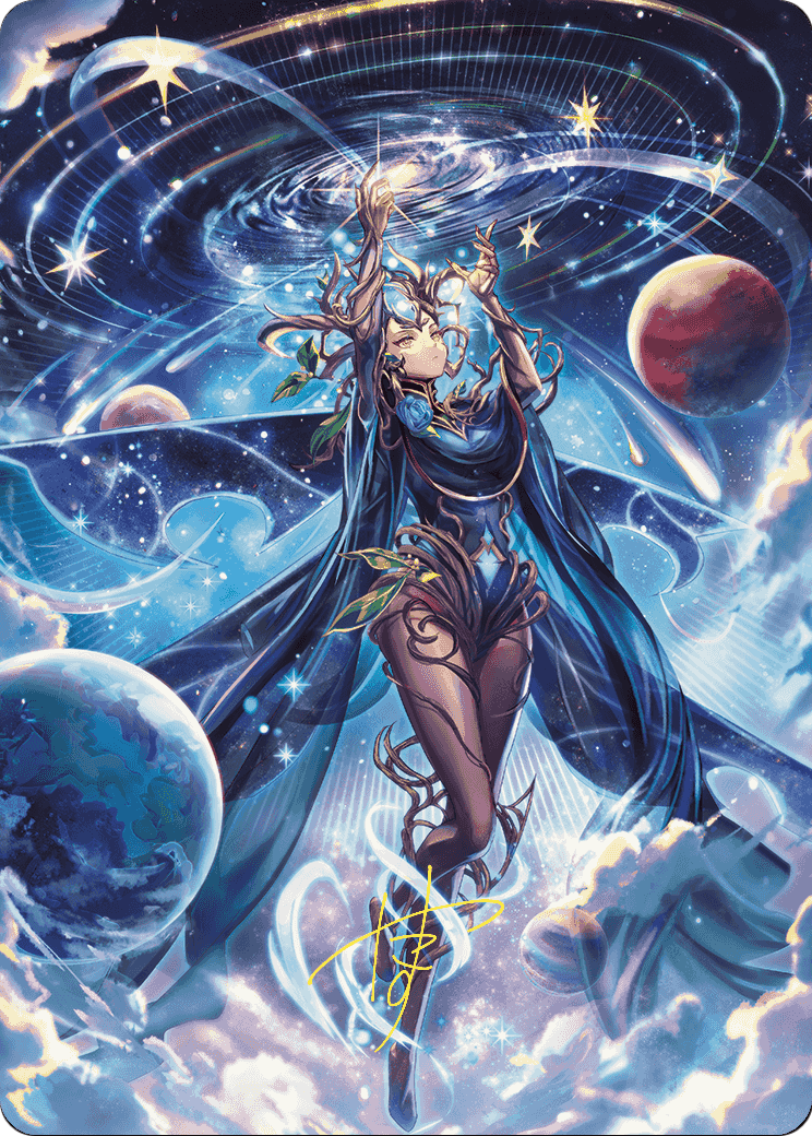 Omniscience // Omniscience (AWOE-078) - Wilds of Eldraine Art Series (Borderless) Foil