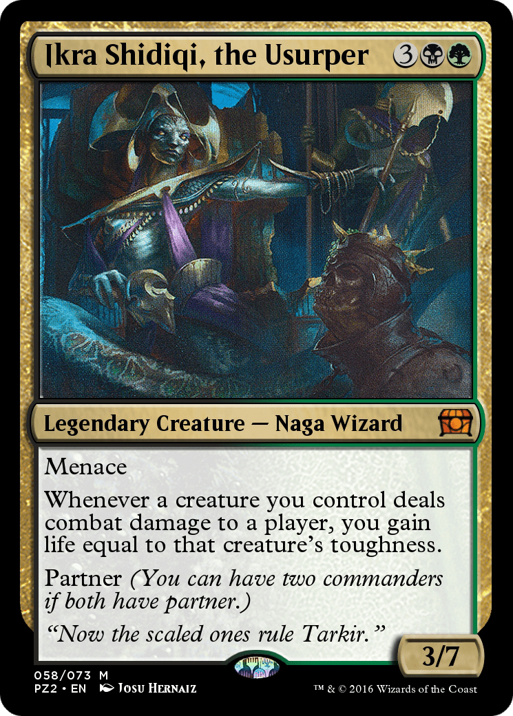 Ikra Shidiqi, the Usurper (PZ2-058) - Treasure Chest Foil