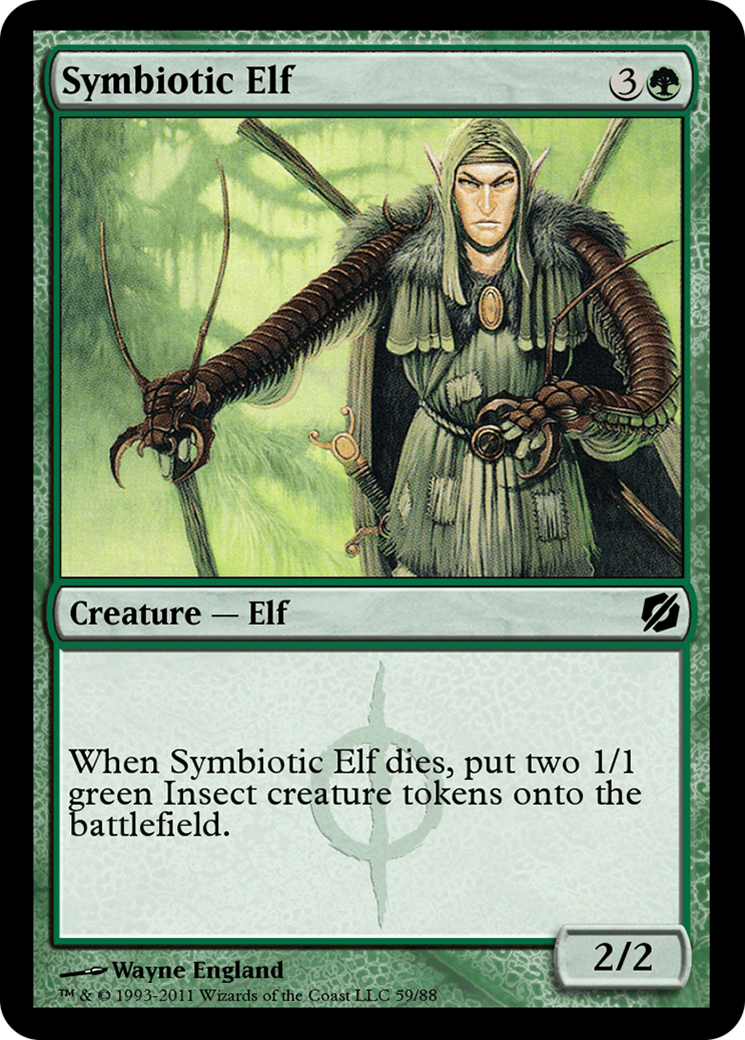 Symbiotic Elf (TD2-059) - Duel Decks: Mirrodin Pure vs. New Phyrexia