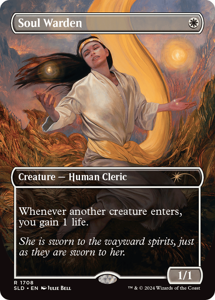 Soul Warden (SLD-1708) - Secret Lair Drop (Borderless) Foil