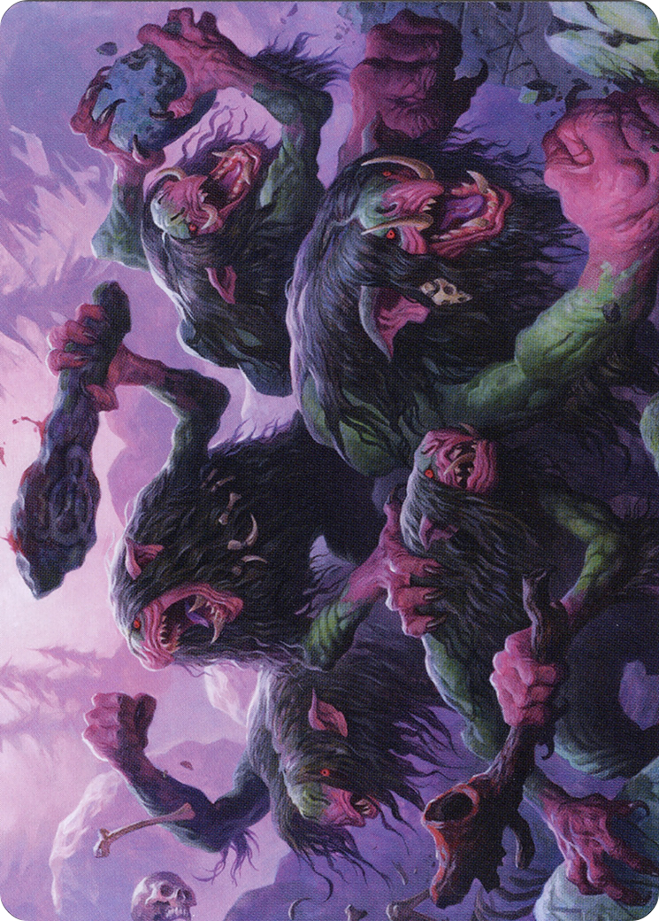 Hagi Mob // Hagi Mob (AKHM-036) - Kaldheim Art Series (Borderless) Foil