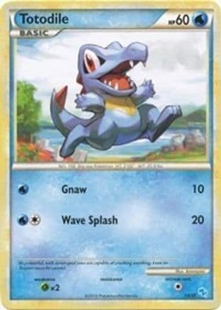 Totodile (#) 1- HGSS Trainer Kit Gyarados & Raichu