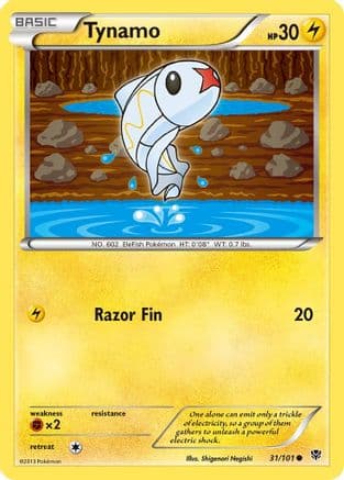 Tynamo 31/101 - Plasma Blast Reverse Holofoil