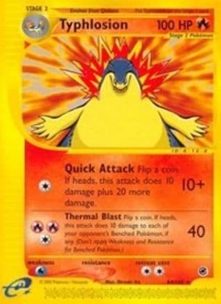 Typhlosion 64/165 - Expedition Reverse Holofoil