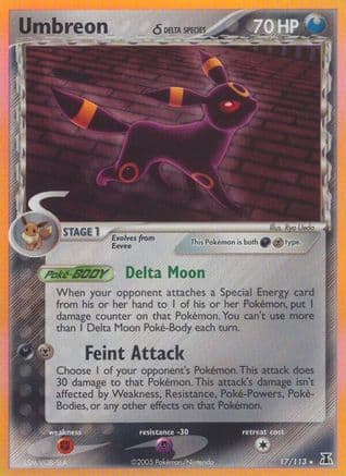 Umbreon (Delta Species) 017/113 - Delta Species Reverse Holofoil