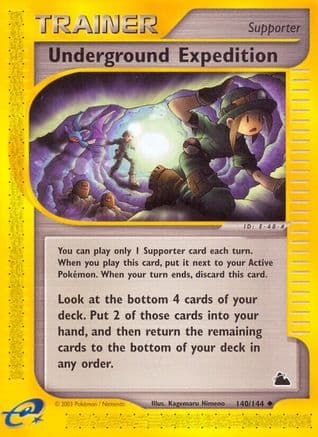 Underground Expedition 140/144 - Skyridge Reverse Holofoil