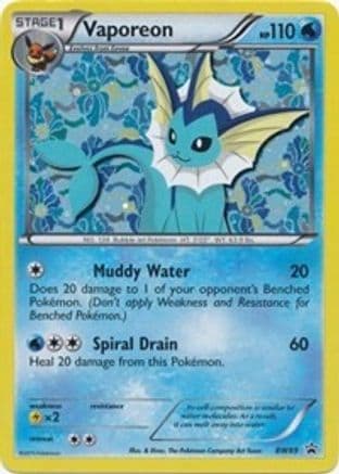 Vaporeon BW89/101 - Black and White Promos Holofoil