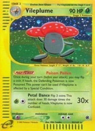 Vileplume 31/165 - Expedition Reverse Holofoil