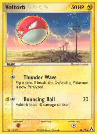 Voltorb 068/92 - Legend Maker Reverse Holofoil