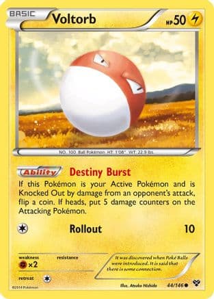 Voltorb - Reverse Holofoil XY Base Set - Common
