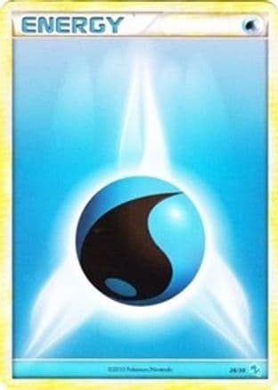 Water Energy (#) 4- HGSS Trainer Kit Gyarados & Raichu